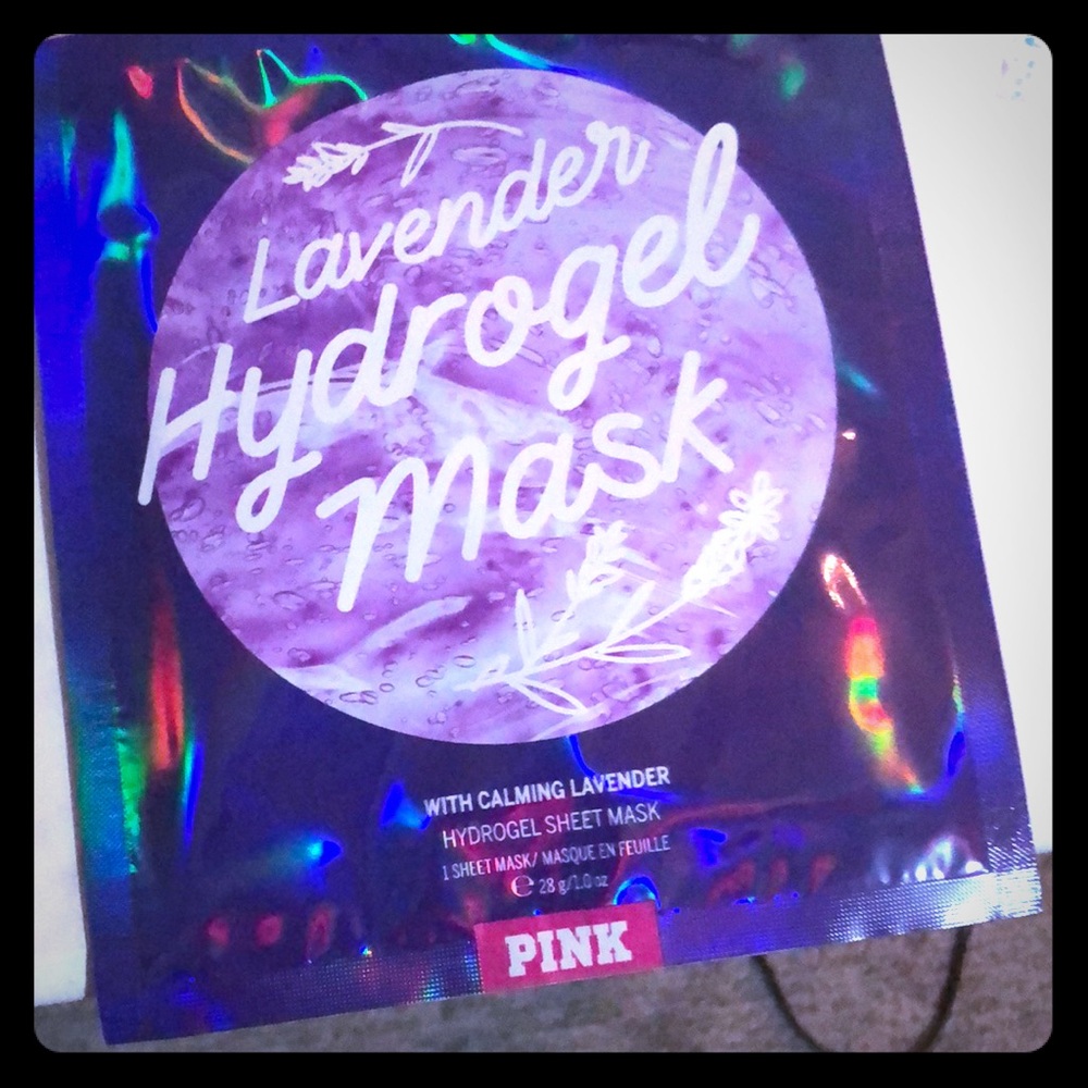 Pink face mask